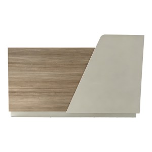 pak-367-000039-1 ΓΡΑΦΕΙΟ RECEPTION KALU PAKOWORLD ΣΕ OAK-ΜΠΕΖ ΑΠΟΧΡΩΣΗ 180X60X105ΕΚ