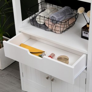 pak-370-000035-5 ΝΤΟΥΛΑΠΙ-ΣΤΗΛΗ SEJO PAKOWORLD MDF ΛΕΥΚΟ 60X32.5X154ΕΚ