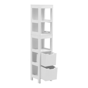 pak-370-000036-3 ΝΤΟΥΛΑΠΙ-ΣΤΗΛΗ KELBY PAKOWORLD MDF ΛΕΥΚΟ 30X30X144ΕΚ