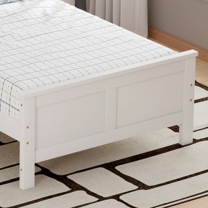 pak-370-000043-4 ΚΡΕΒΑΤΙ NERANDA PAKOWORLD ΞΥΛΟ ΠΕΥΚΟΥ ΛΕΥΚΟ 90X190ΕΚ