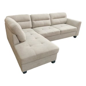 pak-371-000004 ΓΩΝΙΑΚΟΣ ΚΑΝΑΠΕΣ ΔΕΞΙΑ ΓΩΝΙΑ CAMILE PAKOWORLD ΥΦΑΣΜΑ ΣΕ ΜΠΕΖ ΑΠΟΧΡΩΣΗ 270X174X95ΕΚ