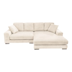 pak-371-000007-2 ΓΩΝΙΑΚΟΣ ΚΑΝΑΠΕΣ CORNERDO PAKOWORLD ΑΝΑΣΤΡΕΨΙΜΟΣ ΜΠΕΖ ΥΦΑΣΜΑ 265X175X85ΕΚ