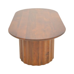 pak-372-000029-4 ΤΡΑΠΕΖΙ ΣΑΛΟΝΙΟΥ FLUTE PAKOWORLD ΜΑΣΙΦ ΞΥΛΟ ΜΑΝΓΚΟ ΚΑΡΥΔΙ 130X65X40ΕΚ