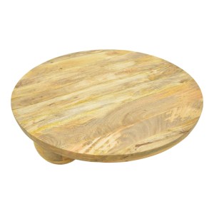 pak-372-000042-2 ΤΡΑΠΕΖΙ ΣΑΛΟΝΙΟΥ FEDENA PAKOWORLD ΜΑΣΙΦ ΜΑΝΓΚΟ ΞΥΛΟ ΣΕ ΦΥΣΙΚΗ ΑΠΟΧΡΩΣΗ Φ90X30ΕΚ