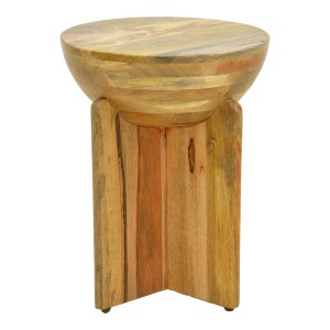 pak-372-000051-1 ΒΟΗΘΗΤΙΚΟ ΤΡΑΠΕΖΙ JENBY PAKOWORLD ΜΑΣΙΦ ΜΑΝΓΚΟ ΞΥΛΟ ΣΕ ΦΥΣΙΚΗ ΑΠΟΧΡΩΣΗ Φ40X50ΕΚ