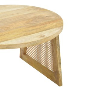 pak-376-000007-5 ΤΡΑΠΕΖΙ TAMARIND PAKOWORLD ΞΥΛΟ MANGO-ΦΥΣΙΚΟ RATTAN ΣΕ ΦΥΣΙΚΗ ΑΠΟΧΡΩΣΗ Φ65X40ΕΚ