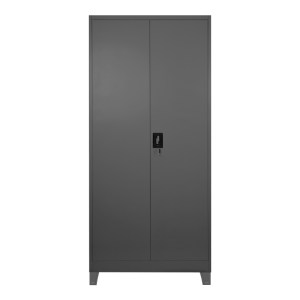pak-378-000021-2 ΜΕΤΑΛΛΙΚΗ ΝΤΟΥΛΑΠΑ ZOGI PAKOWORLD ΜΕ ΧΩΡΙΣΜΑ ΑΝΘΡΑΚΙ 90X45X190ΕΚ