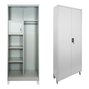 pak-378-000024 ΜΕΤΑΛΛΙΚΗ ΝΤΟΥΛΑΠΑ ZOGI PAKOWORLD ΜΕ ΧΩΡΙΣΜΑ ΣΕ ΑΝΟΙΧΤΟ ΓΚΡΙ 70X40X190ΕΚ