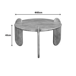 pak-379-000010-5 ΤΡΑΠΕΖΙ ΣΑΛΟΝΙΟΥ EARTEN PAKOWORLD ΜΑΣΙΦ ΞΥΛΟ ΑΚΑΚΙΑΣ ΣΕ ΦΥΣΙΚΗ ΑΠΟΧΡΩΣΗ Φ80X40ΕΚ