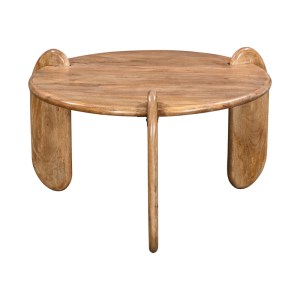 pak-379-000010 ΤΡΑΠΕΖΙ ΣΑΛΟΝΙΟΥ EARTEN PAKOWORLD ΜΑΣΙΦ ΞΥΛΟ ΑΚΑΚΙΑΣ ΣΕ ΦΥΣΙΚΗ ΑΠΟΧΡΩΣΗ Φ80X40ΕΚ