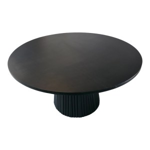 pak-379-000038-2 ΤΡΑΠΕΖΙ ΣΑΛΟΝΙΟΥ CANICULE I PAKOWORLD ΜΑΣΙΦ ΞΥΛΟ ΑΚΑΚΙΑΣ ΣΕ ΜΑΥΡΗ ΑΠΟΧΡΩΣΗ Φ80X40ΕΚ
