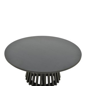 pak-379-000043-2 ΤΡΑΠΕΖΙ ΣΑΛΟΝΙΟΥ RADIANE PAKOWORLD ΜΑΣΙΦ ΞΥΛΟ ΑΚΑΚΙΑΣ ΣΕ ΜΑΥΡΗ ΑΠΟΧΡΩΣΗ Φ80X40ΕΚ