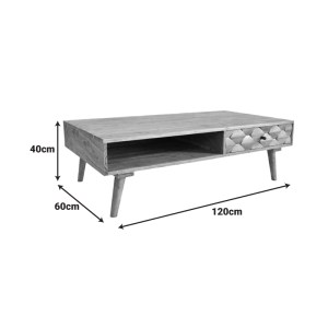 pak-379-000057-4 ΤΡΑΠΕΖΙ ΣΑΛΟΝΙΟΥ KALDIO PAKOWORLD ΜΑΣΙΦ ΞΥΛΟ ΑΚΑΚΙΑΣ ΣΕ ΦΥΣΙΚΗ ΑΠΟΧΡΩΣΗ 120X60X40ΕΚ
