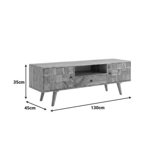 pak-379-000058-5 ΕΠΙΠΛΟ ΤΗΛΕΟΡΑΣΗΣ FIRPO PAKOWORLD ΜΑΣΙΦ ΞΥΛΟ ΑΚΑΚΙΑΣ ΣΕ ΦΥΣΙΚΗ ΑΠΟΧΡΩΣΗ 130X35X45ΕΚ