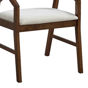 pak-381-000003-3 ΠΟΛΥΘΡΟΝΑ LIVIA PAKOWORLD RUBBERWOOD ΣΕ ΚΑΡΥΔΙ-ΕΚΡΟΥ ΑΠΟΧΡΩΣΗ 47.5X54.5X78ΕΚ