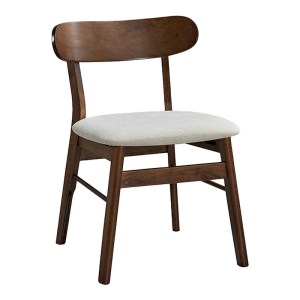 pak-381-000006 ΚΑΡΕΚΛΑ CAIRO PAKOWORLD RUBBERWOOD ΣΕ ΚΑΡΥΔΙ-ΕΚΡΟΥ ΑΠΟΧΡΩΣΗ 47X47X76ΕΚ