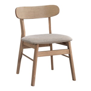 pak-381-000007 ΚΑΡΕΚΛΑ CAIRO PAKOWORLD RUBBERWOOD ΣΕ ΦΥΣΙΚΗ-ΜΠΕΖ ΑΠΟΧΡΩΣΗ 47X47X76ΕΚ