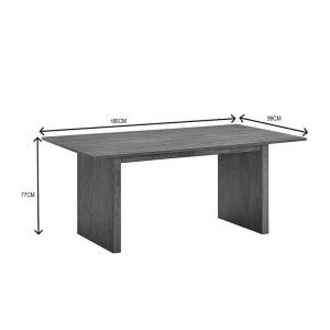 pak-381-000008-3 ΤΡΑΠΕΖΙ ELEGANZA PAKOWORLD MDF ΣΕ ΚΑΡΥΔΙ ΑΠΟΧΡΩΣΗ 180X99X75.8ΕΚ