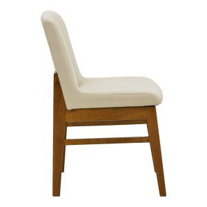 pak-381-000020-2 ΚΑΡΕΚΛΑ DALBY PAKOWORLD ΕΚΡΟΥ ΥΦΑΣΜΑ ΚΑΡΥΔΙ RUBBERWOOD 50X45X85,5ΕΚ