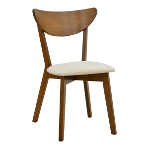pak-381-000022 ΚΑΡΕΚΛΑ CANON PAKOWORLD ΚΑΡΥΔΙ RUBBERWOOD ΕΚΡΟΥ ΥΦΑΣΜΑ 43X52X83,5ΕΚ
