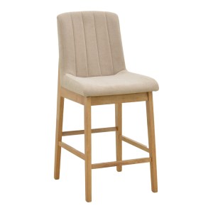 pak-381-000027 ΣΚΑΜΠΟ ΜΠΑΡ DALBY PAKOWORLD SONOMA RUBBERWOOD ΚΑΙ ΜΠΕΖ ΥΦΑΣΜΑ 50X45X102,5ΕΚ