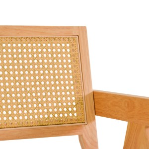 pak-382-000009-6 ΠΟΛΥΘΡΟΝΑ WINSLOW PAKOWORLD RUBBERWOOD ΣΕ ΦΥΣΙΚΗ ΑΠΟΧΡΩΣΗ-ΥΦΑΣΜΑ ΛΕΥΚΟ 51X54X80ΕΚ