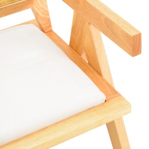 pak-382-000009-8 ΠΟΛΥΘΡΟΝΑ WINSLOW PAKOWORLD RUBBERWOOD ΣΕ ΦΥΣΙΚΗ ΑΠΟΧΡΩΣΗ-ΥΦΑΣΜΑ ΛΕΥΚΟ 51X54X80ΕΚ