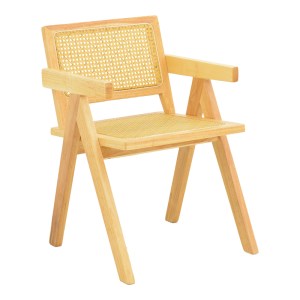 pak-382-000010 ΠΟΛΥΘΡΟΝΑ WINSLOW PAKOWORLD RUBBERWOOD-RATTAN ΣΕ ΦΥΣΙΚΗ ΑΠΟΧΡΩΣΗ 51X54X80ΕΚ