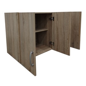 pak-383-000066-1 ΠΑΤΑΡΙ ΝΤΟΥΛΑΠΑΣ ΤΡΙΦΥΛΛΟ LEGO PAKOWORLD ΣΕ OAK ΑΠΟΧΡΩΣΗ 90X41.5X60ΕΚ