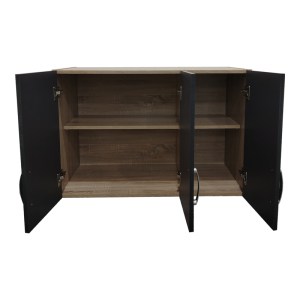 pak-383-000069-2 ΠΑΤΑΡΙ ΝΤΟΥΛΑΠΑΣ ΤΡΙΦΥΛΛΟ LEGO PAKOWORLD ΣΕ OAK-ΑΝΘΡΑΚΙ ΑΠΟΧΡΩΣΗ 90X41.5X60ΕΚ