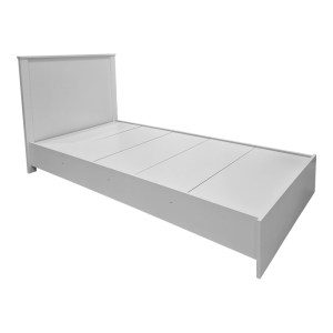 pak-383-000089-2 ΚΡΕΒΑΤΙ ATHOS PAKOWORLD ΣΕ ΛΕΥΚΗ ΑΠΟΧΡΩΣΗ 90X190ΕΚ