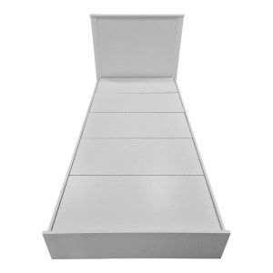 pak-383-000089-4 ΚΡΕΒΑΤΙ ATHOS PAKOWORLD ΣΕ ΛΕΥΚΗ ΑΠΟΧΡΩΣΗ 90X190ΕΚ