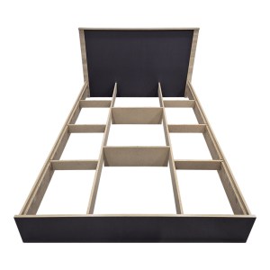 pak-383-000095-3 ΚΡΕΒΑΤΙ ATHOS PAKOWORLD ΣΕ SONOMA-ΑΝΘΡΑΚΙ ΑΠΟΧΡΩΣΗ 140X200ΕΚ
