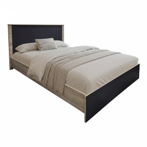 pak-383-000095 ΚΡΕΒΑΤΙ ATHOS PAKOWORLD ΣΕ SONOMA-ΑΝΘΡΑΚΙ ΑΠΟΧΡΩΣΗ 140X200ΕΚ