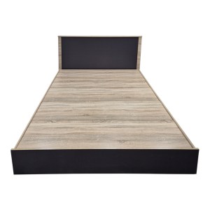 pak-383-000100-3 ΚΡΕΒΑΤΙ ATHOS PAKOWORLD ΣΕ SONOMA-ΑΝΘΡΑΚΙ ΑΠΟΧΡΩΣΗ 160X200ΕΚ