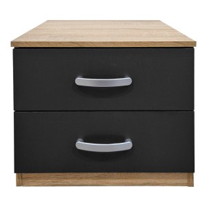 pak-383-000105-2 ΚΟΜΟΔΙΝΟ ATHOS PAKOWORLD ΣΕ SONOMA-ΑΝΘΡΑΚΙ ΑΠΟΧΡΩΣΗ 48X40X41.5ΕΚ