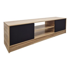 pak-383-000119-2 ΕΠΙΠΛΟ ΤΗΛΕΟΡΑΣΗΣ SASA PAKOWORLD SONOMA-ΑΝΘΡΑΚΙ 150X35X41.5ΕΚ