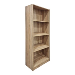 pak-383-000122 ΒΙΒΛΙΟΘΗΚΗ KENDY PAKOWORLD SONOMA 60X30X167ΕΚ