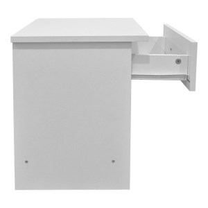 pak-383-000127-3 ΚΟΜΟΔΙΝΟ BEDY PAKOWORLD ΛΕΥΚΟ 40X34X42ΕΚ
