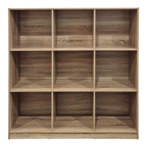 pak-383-000128-1 ΒΙΒΛΙΟΘΗΚΗ GRIDEA PAKOWORLD SONOMA 119.5X30X121ΕΚ