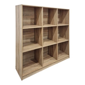 pak-383-000128 ΒΙΒΛΙΟΘΗΚΗ GRIDEA PAKOWORLD SONOMA 119.5X30X121ΕΚ