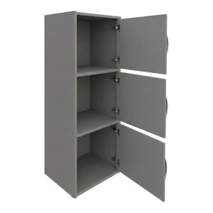 pak-383-000131-1 ΝΤΟΥΛΑΠΙ-ΣΤΗΛΗ SOLINE PAKOWORLD ΑΝΟΙΧΤΟ ΓΚΡΙ 40X34.5X90.5ΕΚ