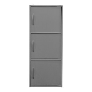 pak-383-000131-2 ΝΤΟΥΛΑΠΙ-ΣΤΗΛΗ SOLINE PAKOWORLD ΑΝΟΙΧΤΟ ΓΚΡΙ 40X34.5X90.5ΕΚ