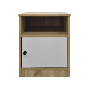 pak-383-000135-2 ΚΟΜΟΔΙΝΟ LENEA PAKOWORLD SONOMA-ΛΕΥΚΟ 40X40X50ΕΚ