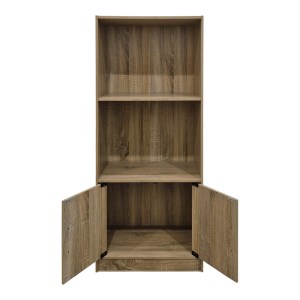 pak-383-000155-1 ΒΙΒΛΙΟΘΗΚΗ TEKARO PAKOWORLD SONOMA 60X30X120ΕΚ