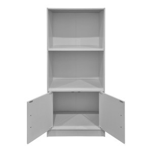 pak-383-000156-1 ΒΙΒΛΙΟΘΗΚΗ TEKARO PAKOWORLD ΛΕΥΚΗ 60X30X120ΕΚ