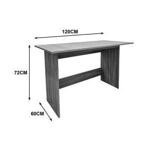 pak-383-000160-4 ΓΡΑΦΕΙΟ ΕΡΓΑΣΙΑΣ TAULE PAKOWORLD ΑΝΘΡΑΚΙ 120X60X74ΕΚ