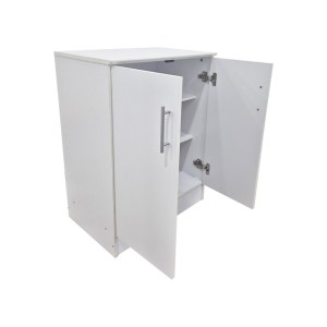 pak-383-000214-1 ΠΑΠΟΥΤΣΟΘΗΚΗ-ΝΤΟΥΛΑΠΙ SOUKEN PAKOWORLD 6 ΖΕΥΓΩΝ ΛΕΥΚΟ 60X40X80ΕΚ