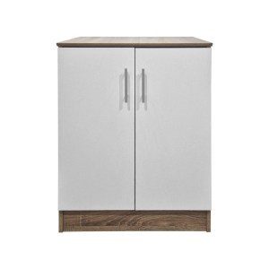pak-383-000215-3 ΠΑΠΟΥΤΣΟΘΗΚΗ-ΝΤΟΥΛΑΠΙ SOUKEN PAKOWORLD 6 ΖΕΥΓΩΝ ΛΕΥΚΟ-SONOMA 60X40X80ΕΚ