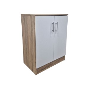 pak-383-000215 ΠΑΠΟΥΤΣΟΘΗΚΗ-ΝΤΟΥΛΑΠΙ SOUKEN PAKOWORLD 6 ΖΕΥΓΩΝ ΛΕΥΚΟ-SONOMA 60X40X80ΕΚ